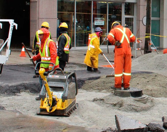 PHOTO: Vancouver Sinkhole Repair