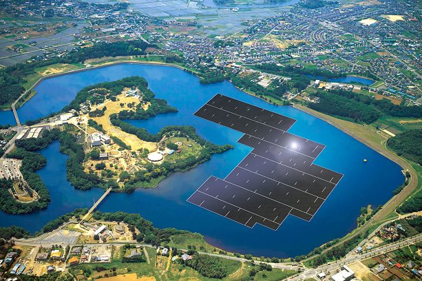 Massive Japanese floating solar project launched