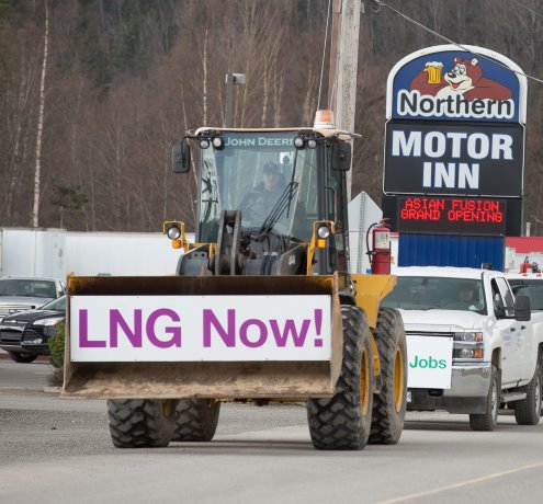 Pro-LNG truck rallies rumble through northern B.C.