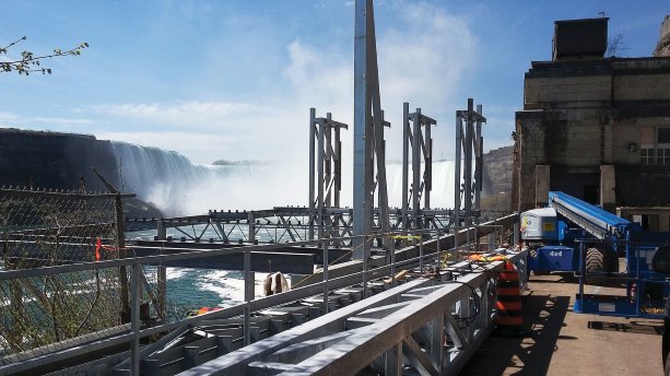 Niagara Falls steel projects zip to a finish