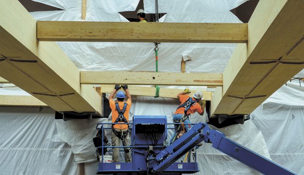 UMass wood construction expertise has Canadian roots