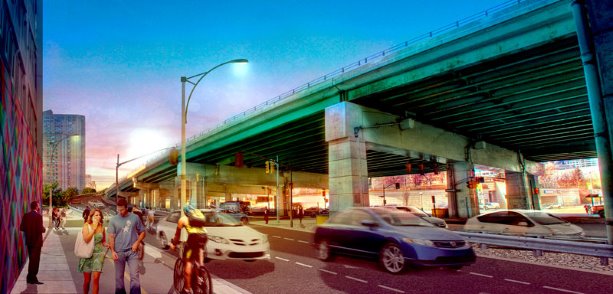 Gardiner off-ramp project turns to demolition
