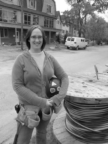 Carpenter teaches parents about skilled trades careers for their kids