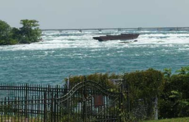 Relic of Niagara River rescue remains