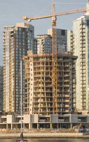 Erickson tower takes shape in downtown Vancouver