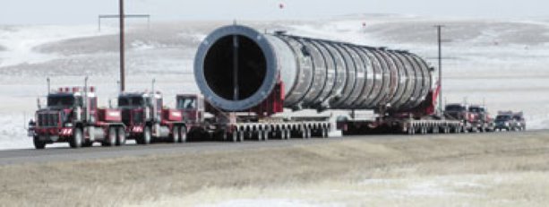 Hitachi pressure vessel makes big move from Saskatoon to Fort McMurray