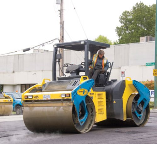 Winvan Paving rolls toward Villa Grand Casino