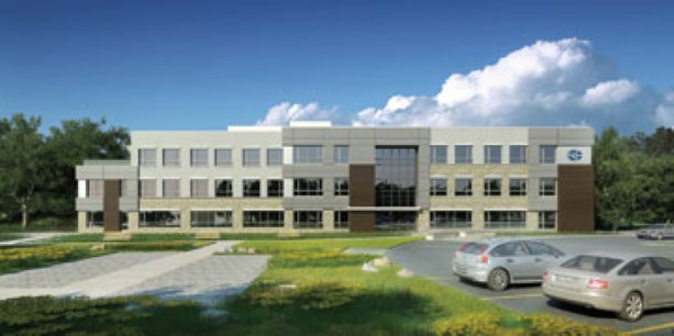 Enermodal headquarters in Kitchener, Ontario uses a sustainable model