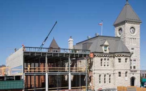 Monteith Building Group making progress on library renos in Midland, Ontario