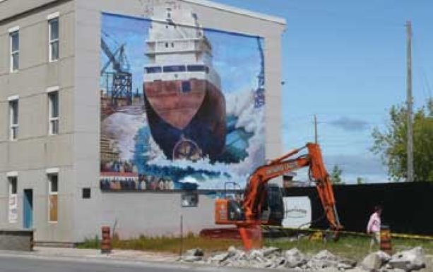 Soil cleanup allows for development of former shipyard in Collingwood, Ontario