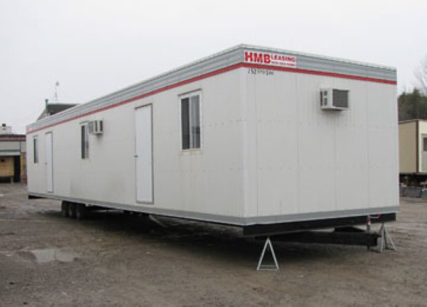 Do construction trailers require a building permit?