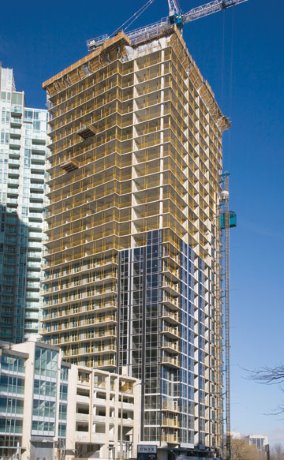 Windows for Onyx condos in Mississauga, Ontario