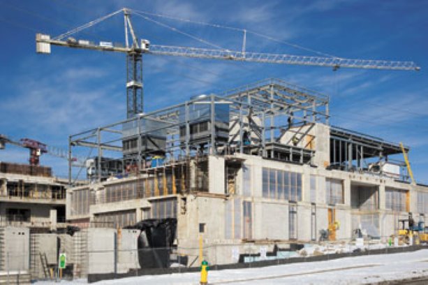 Work moves upward on expansion of Royal Victoria Hospital in Barrie, Ontario