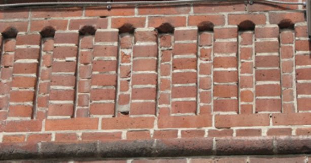 Brick replacement job at Brampton, Ontario church requires careful Victorian match