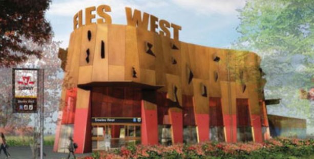Architects incorporate Corten steel in design of new Toronto subway station