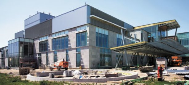 Construction continues on expansion of Royal Victoria Hospital in Barrie, Ontario