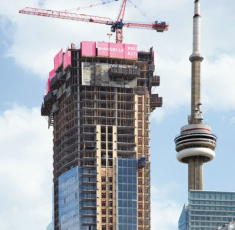 180 University Management continues construction on Shangri-la Toronto hotel and residences