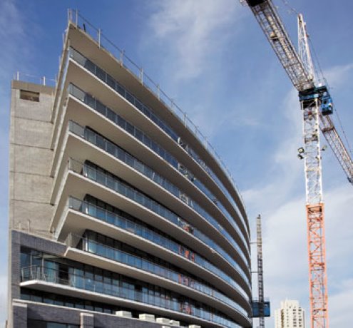 Construction continues on Work Lofts condos in Toronto