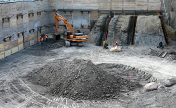 Excavation is underway on the North York Chinese Baptist Church expansion in North York