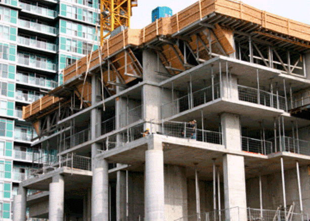 Monarch works on Encore at Equinox condos in Toronto