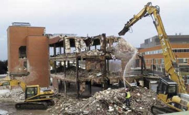 Cannington Group demolishes Peterborough, Ontario hospital