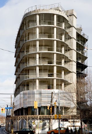 PHOTO: Lamb Developments works on Flat Iron Lofts in Toronto