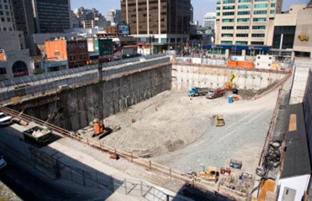 PHOTO: Tucker Hi-Rise continues excavating for One Bloor Condo in Toronto