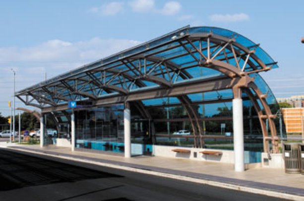 How bus shelters in Markham, Ontario integrate steel, glass, electrical, mechanical functions