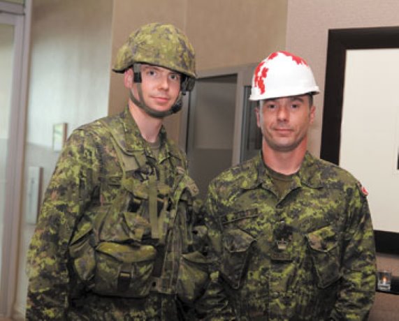 How military skills relate to construction