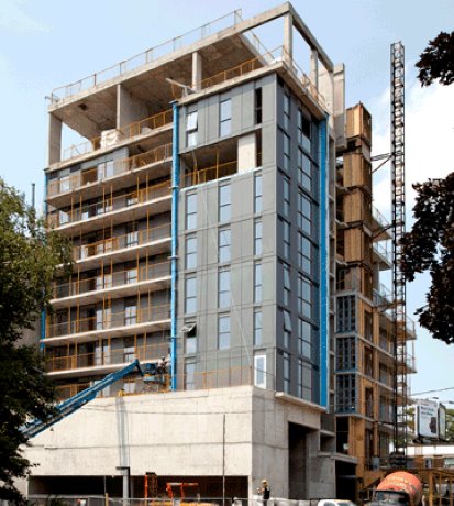 PHOTO: Construction continues on the Rushton Residences in Toronto, Ontario