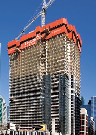 PHOTO: Construction continues on Tridel 49-storey tower in Toronto