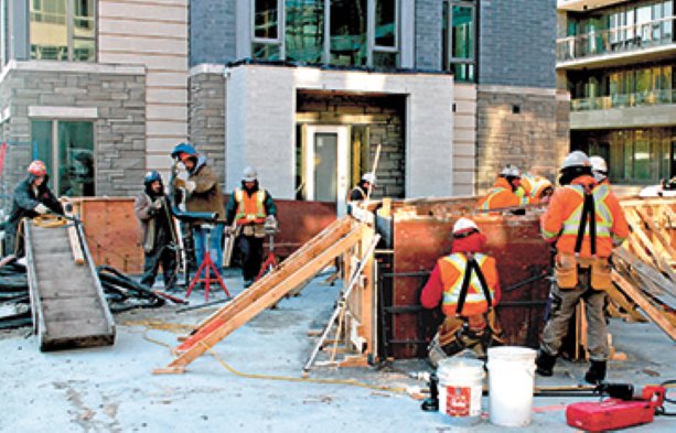 PHOTO: Life Construction works on Eden Park Towers in Markham, Ontario