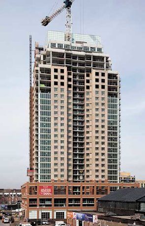 PHOTO: TMG Builders work on Tower at King West condos in Toronto
