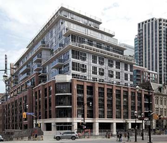 PHOTO: Bird Construction works on Berczy condos in Toronto