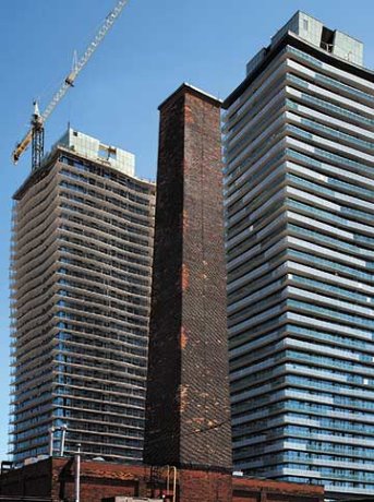 Tucker Hi-Rise continues construction on 37-storey Gooderham Condos in Toronto