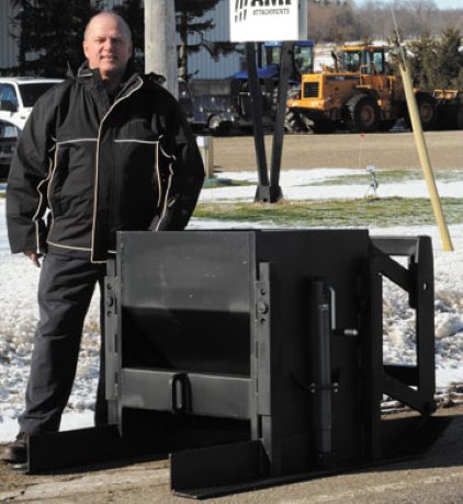 Inventor promotes safer way to edge road, fix potholes