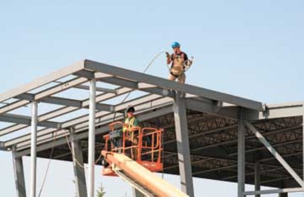 Welding, melding at Sturgeon Community Hospital in St. Albert, Alberta