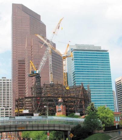 Debris keeps falling from Calgary construction sites