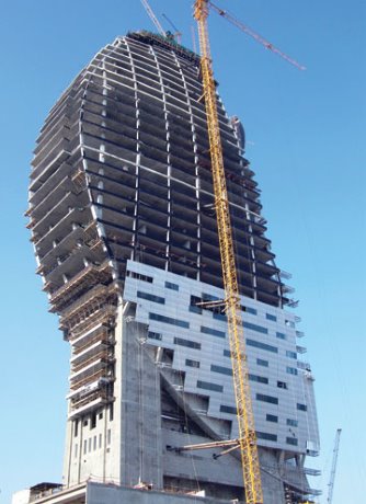 Engineering firm Atkins tops off 32-storey tower in Dubai