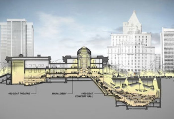 Underground Concert Hall Proposed in Vancouver