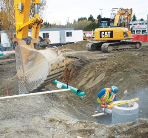 Construction well underway on Nanaimo's biggest project