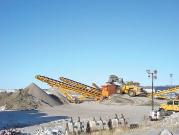 Crushed concrete and asphalt are the new gravel pits