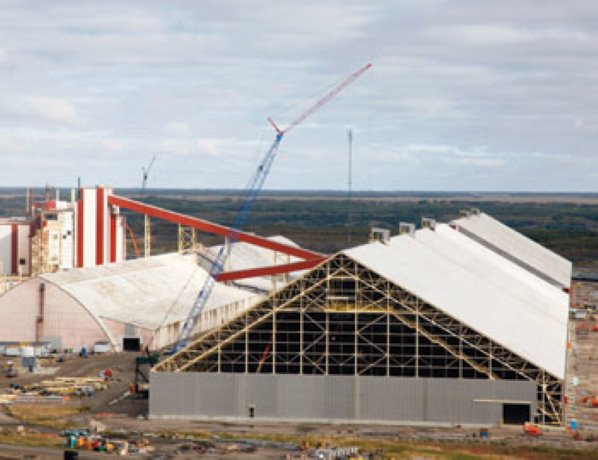 Massive potash storage facilities built in Saskatchewan