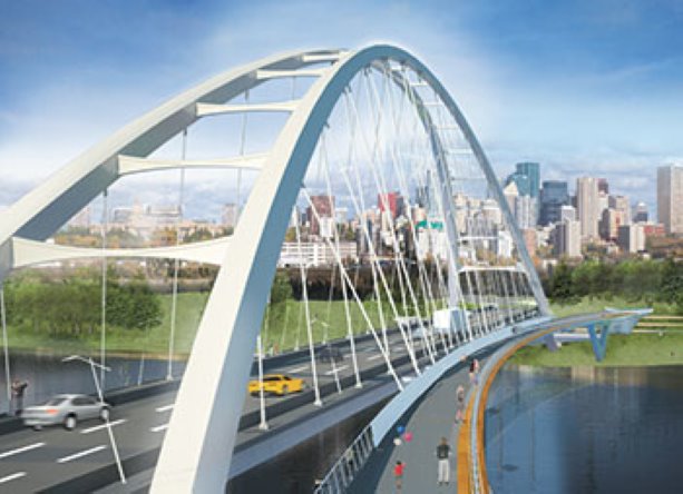 Construction work starts on Edmonton bridge