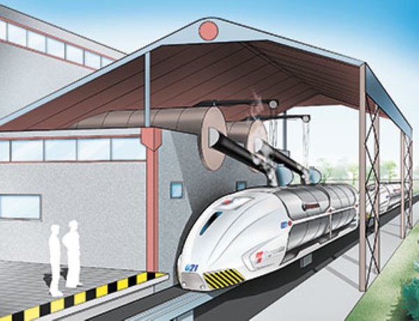 Full-size high-speed train prototype is on track