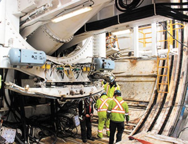 Alice the tunnel boring machine keeps on digging