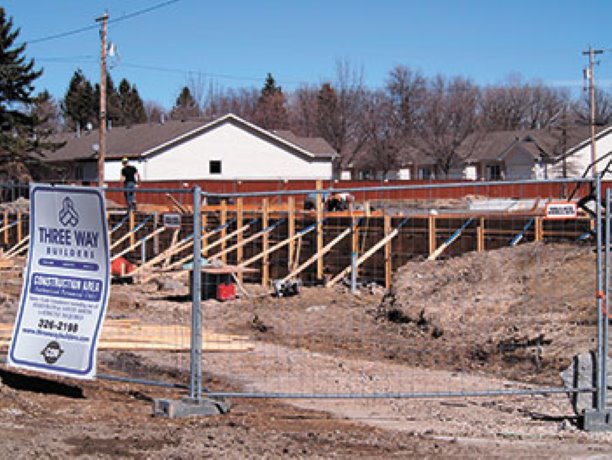 Curling Club Construction Slides Ahead