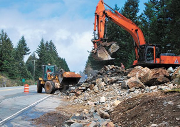 Vancouver Island Highway Work