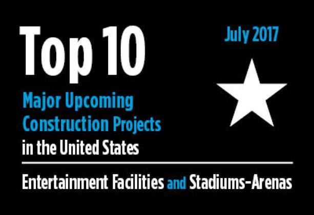 Twenty major upcoming entertainment facility and stadium-arena construction projects - U.S. - July 2017