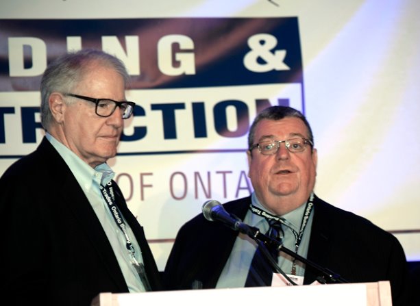 Gallagher, Cunningham urge Building Trades convention attendees to support OCOT boards